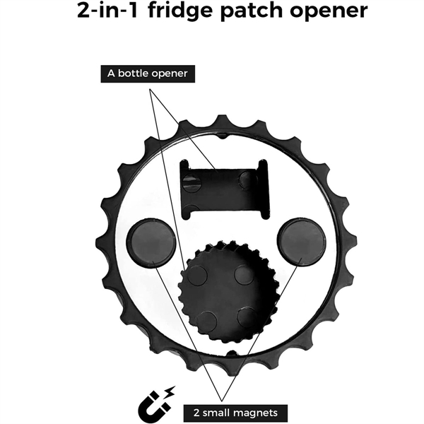 Magnetyczny otwieracz do butelek z logo - obrazek 3