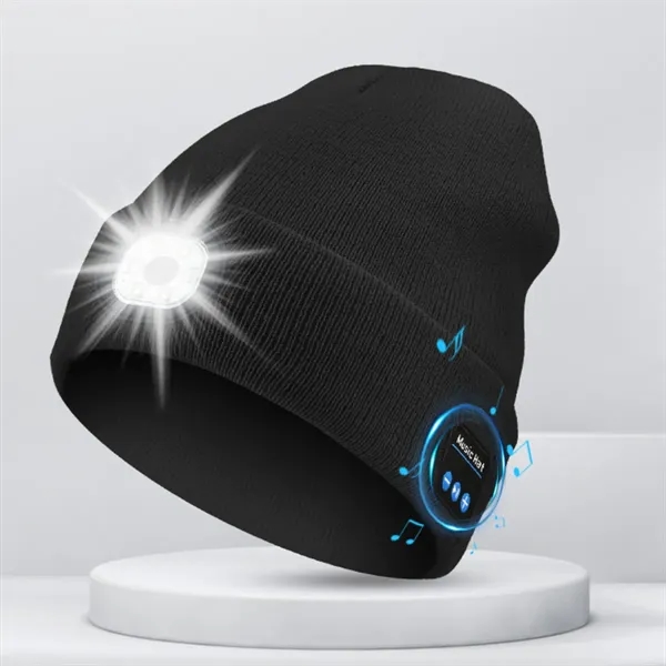 Czapka LED Bluetooth unisex - obrazek 2