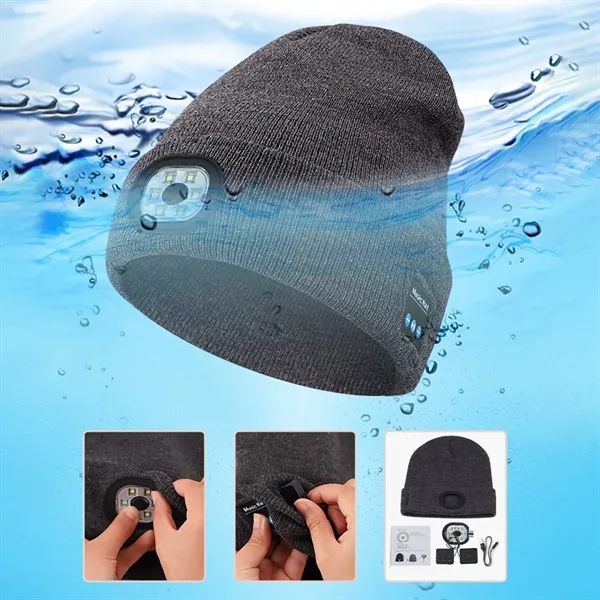 Czapka LED Bluetooth unisex - obrazek 4