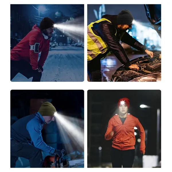 Czapka LED Bluetooth unisex - obrazek 5