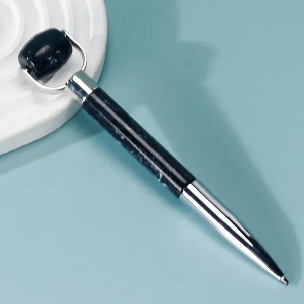 Długopis z masażerem – roller relaksacyjny z logo - obrazek 2