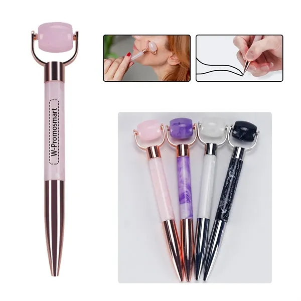 Długopis z masażerem – roller relaksacyjny z logo