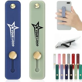 Uchwyt do telefonu z podstawką i paskiem na palec