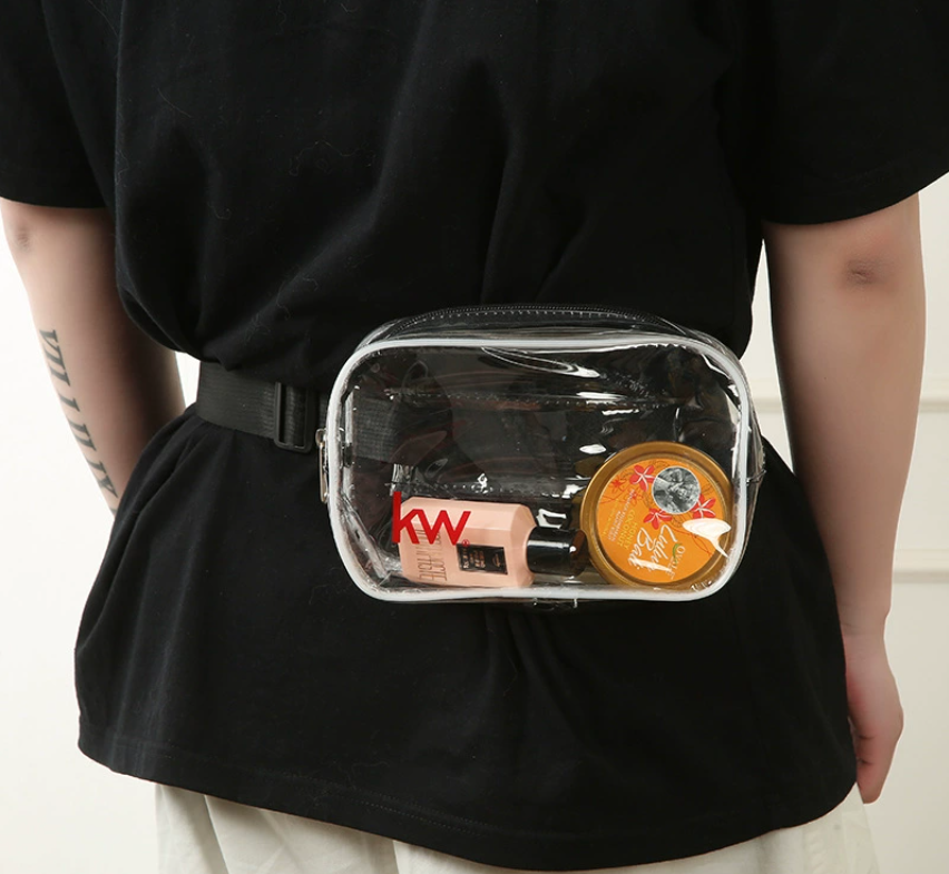 Przezroczysta saszetka nerka unisex - obrazek 3